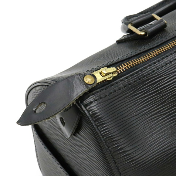 LOUIS VUITTON Louis Vuitton Epi Speedy 30 Handbag Leather Noir Black M59022 - Picture 6 of 8